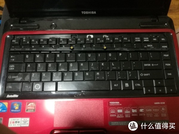 东芝L600拆机清灰换CPU（大拆）