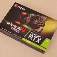 微星 GeForce RTX 2080 GAMING X TRIO 显卡外观展示(风扇|背板|厚度|槽位|热管)