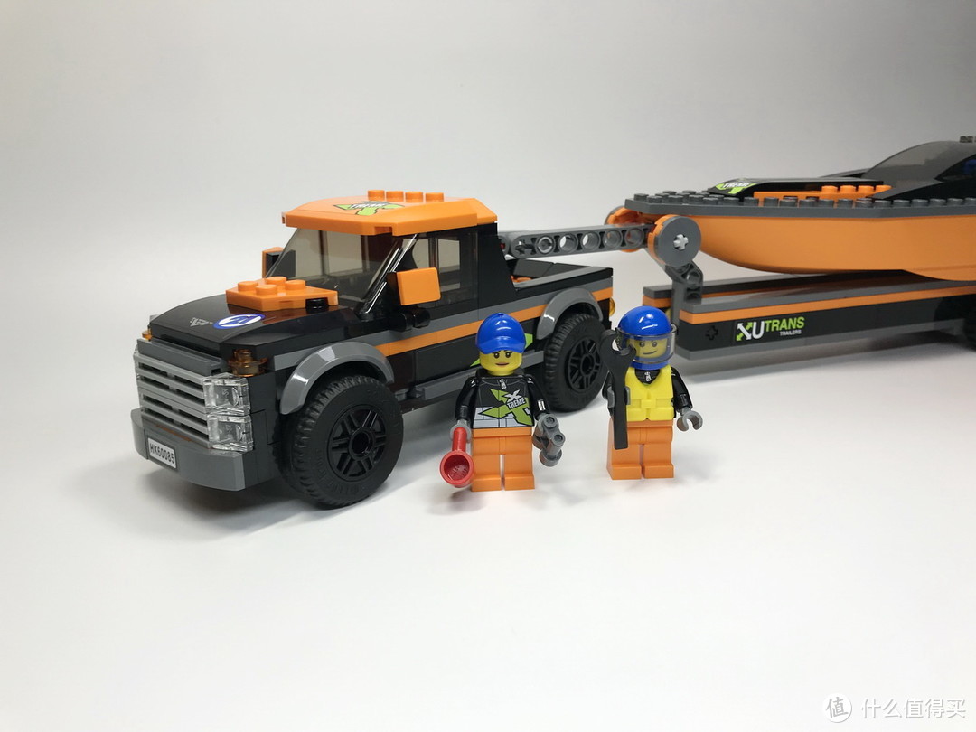 lego 樂高 60085 城市系列 4x4賽艇運輸車