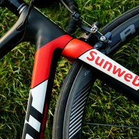 捷安特19款 Tcr Adv Pro 1 sunweb 公路车外观展示(轮组|坐管|坐垫)