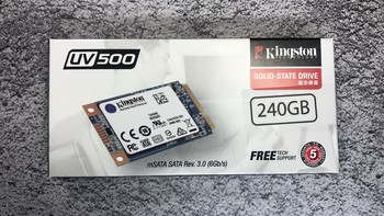 金士顿 UV500系列 固态硬盘 SATA3 240GB外观展示(本体|芯片|尺寸)