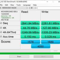 西部数据 Black系列 SN750 M.2 NVMe 固态硬盘体验读写(温度|性能)