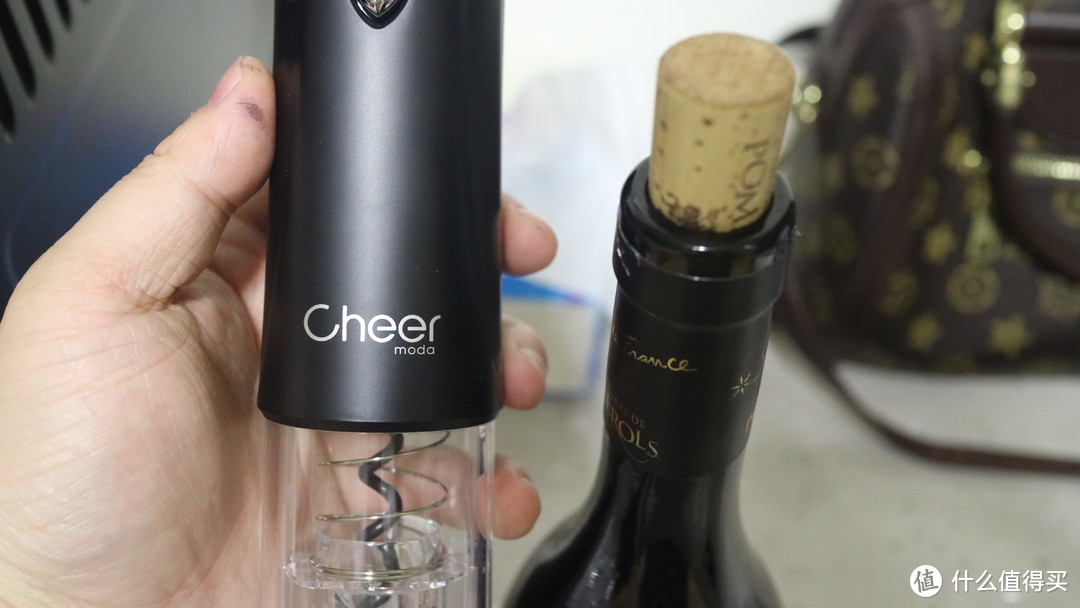 值友强烈推荐 - 8秒开红酒 - cheer启尔 电动红酒开瓶器