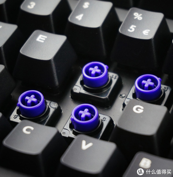 酷冷紫星紫色静电容键轴