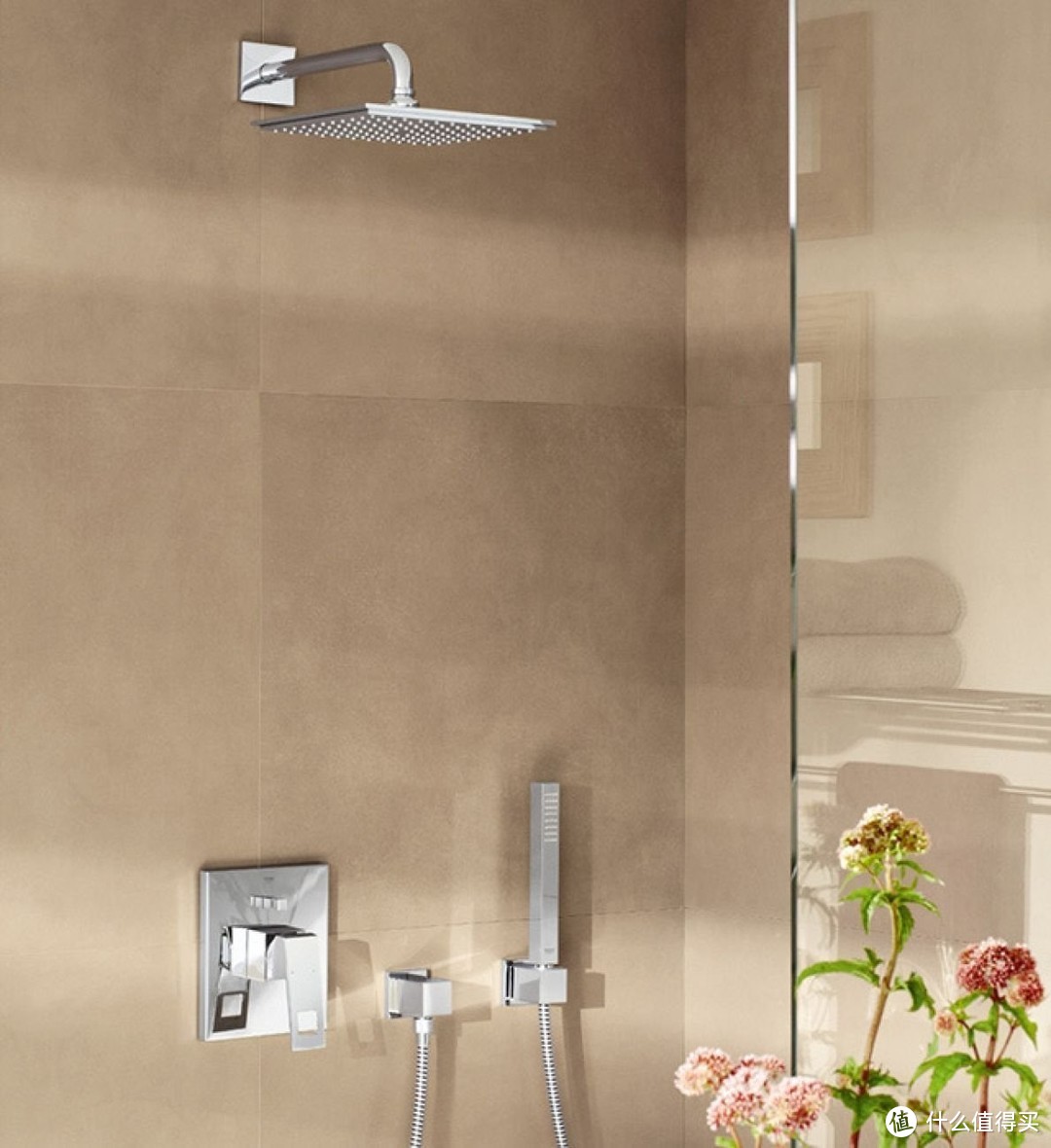 暗藏之美：GROHE 高仪 Grohtherm SmartControl & Eurocube 暗装花洒套装 开箱