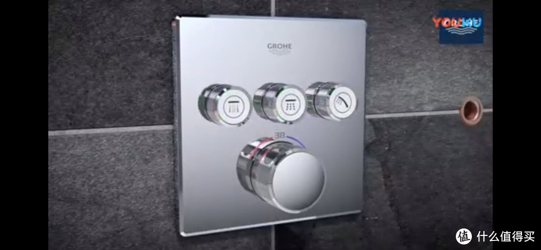 暗藏之美：GROHE 高仪 Grohtherm SmartControl & Eurocube 暗装花洒套装 开箱