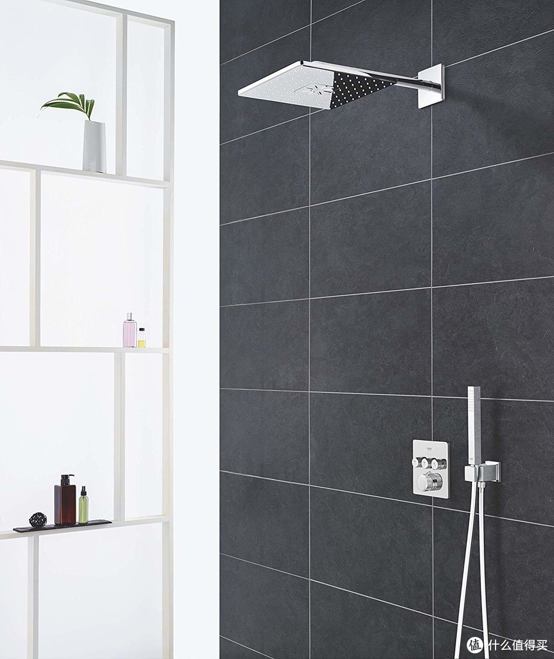 暗藏之美：GROHE 高仪 Grohtherm SmartControl & Eurocube 暗装花洒套装 开箱