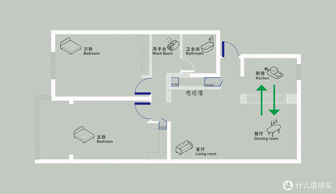 设计师一分析，恍然大悟开放式厨房是刚需啊！