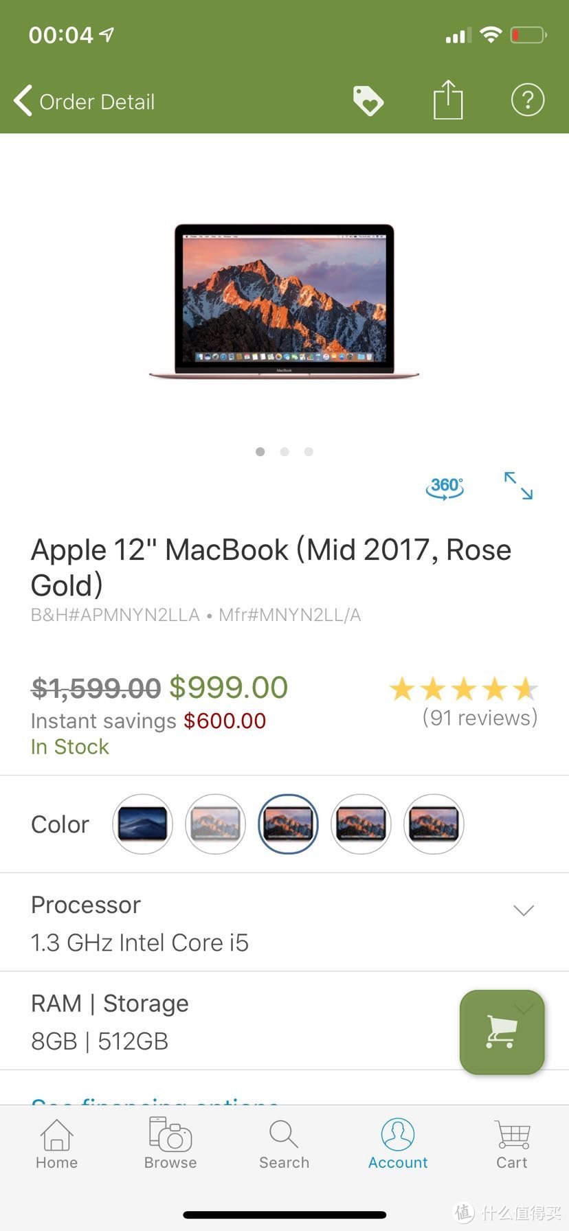 618购机宝典：我53折买了台MacBook,全新机，不是官翻哦