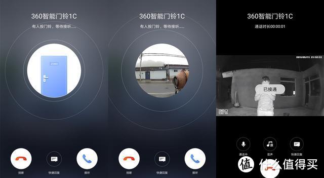 无线束缚360可视门铃1C，229元安全高效的智能体验