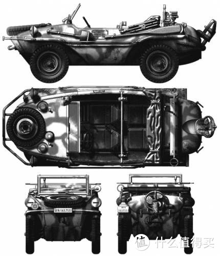 FOV 1:32 大众166型两栖越野车