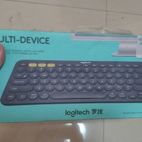 罗技 K380 蓝牙键盘开箱展示(电池仓|质保卡)