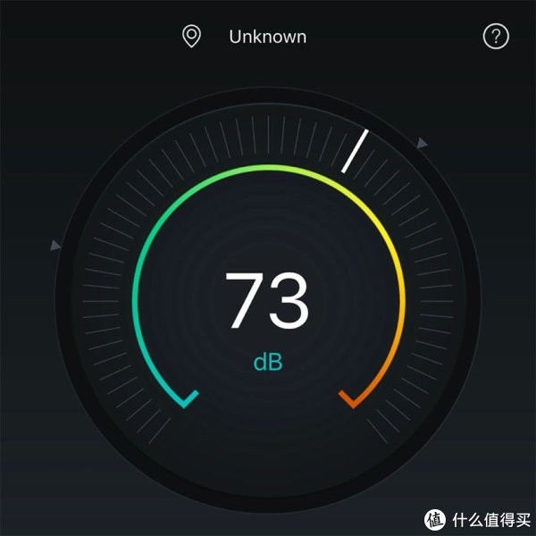 手机在耳朵高度测得的分贝数