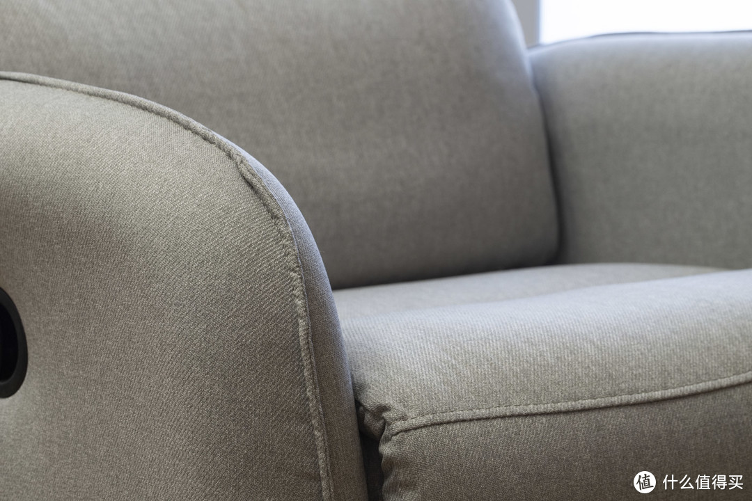可坐可躺可旋转-芝华仕多彩防污布艺单人功能沙发体验