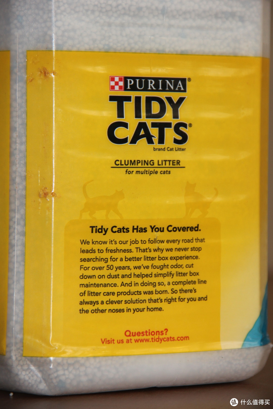 雀巢家的猫砂-猫咪主子们的新选择-普瑞纳 TIDY CATS泰迪 即效除臭型猫砂