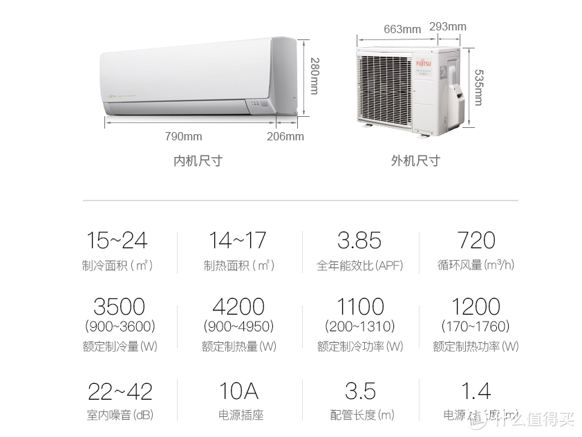 空调界的小钢炮—FUJITSU富士通将军1.5匹全直流变频空调安装使用体验