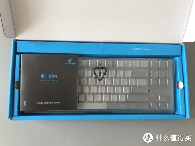 码字，游戏和颜值兼得，杜伽K320机械键盘有点酷