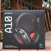 罗技Astro A10 电竞耳机麦克风 红色外观展示(线缆|机身|耳麦|麦克风|耳罩)