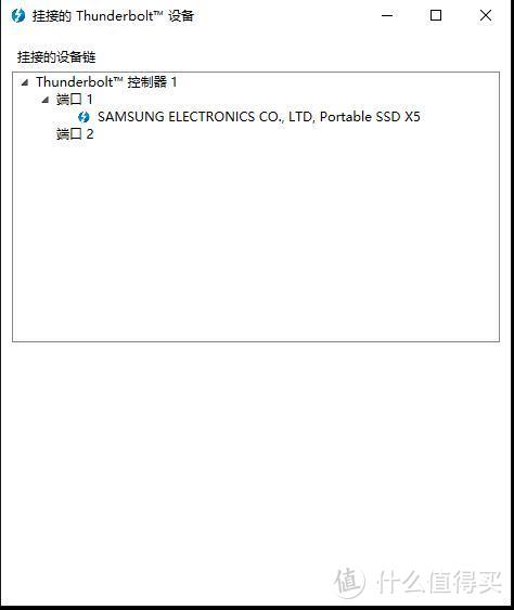 没有挂载外部设备只会单纯显示端口1和端口2，挂载后会显示设备名称