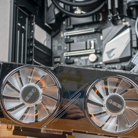 影驰 GeForce RTX 2070 显卡装机过程(风扇|外壳|供电线|背板)