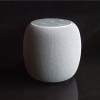 华为 智能蓝牙音箱ai音响外观展示(机身|按键|拾音孔|环形灯|底座)