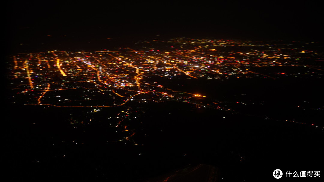 高空看到的太原夜景