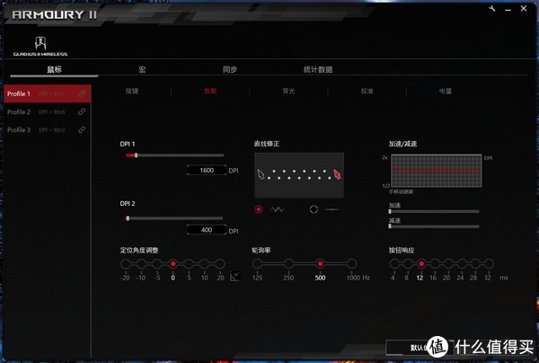 华硕玩家国度rog Gladius Ii 无线三模游戏鼠标使用体会 驱动 性能 背光 设置 摘要频道 什么值得买