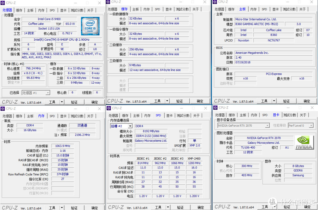 618装机推荐③ 预算7000，9400F配RTX 2070打造高性价比游戏主机