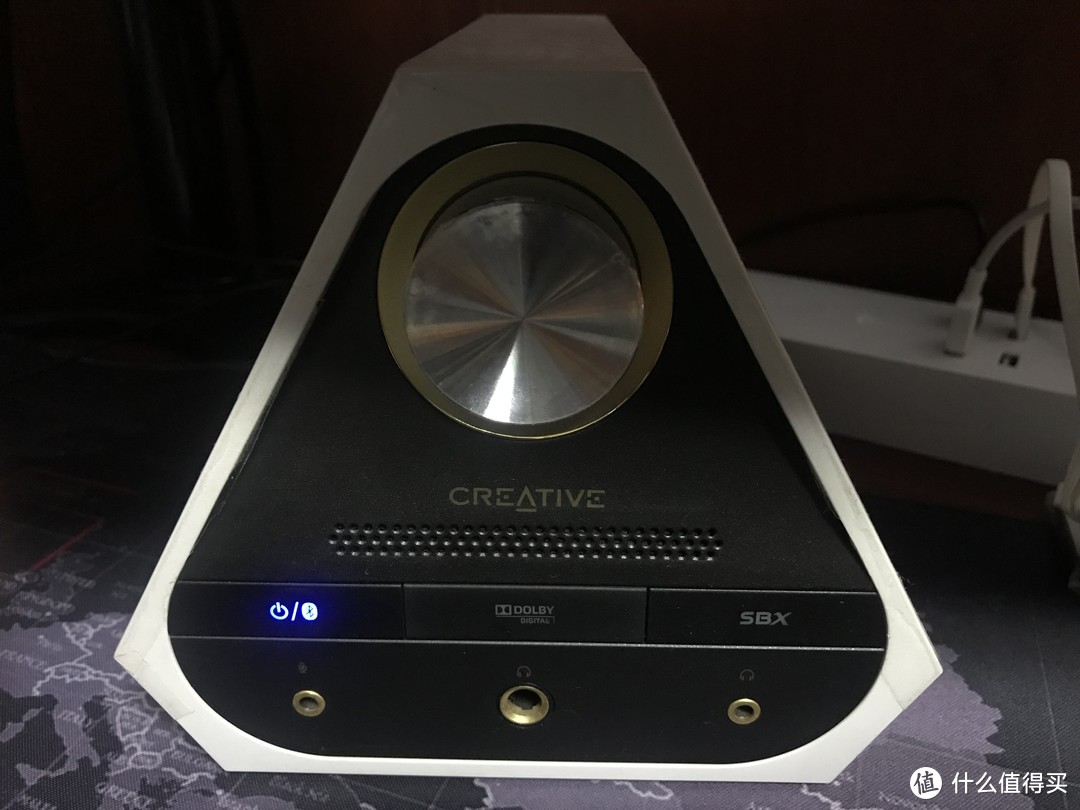 蓝牙连接Soundblaster X7接XM7无源音箱用