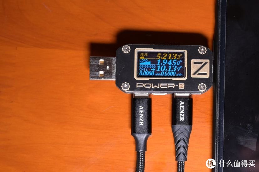 AENZR Type-C to Lightning充电数据线测试