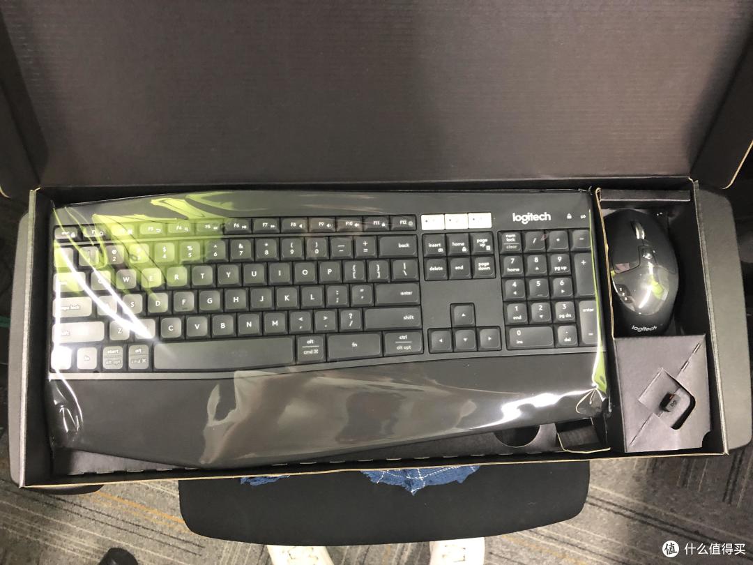 罗技mk850人体工程学键鼠套装开箱简评