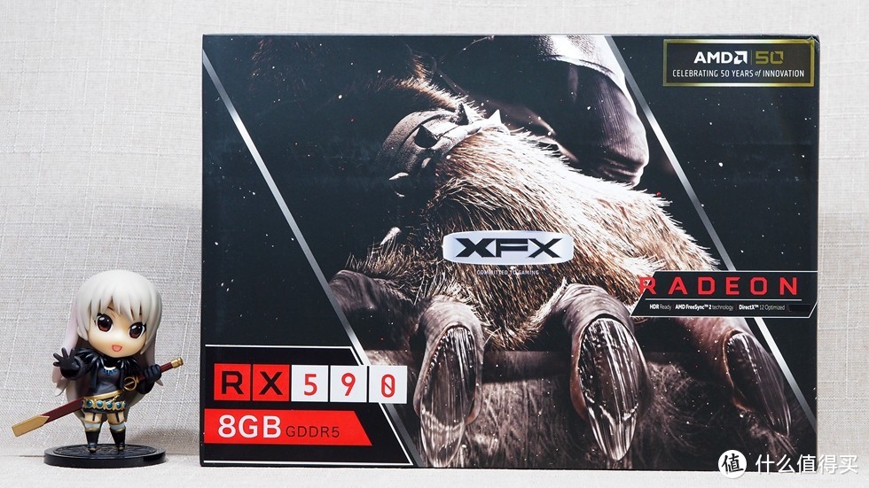 我的618，成为500份之一： 讯景XFX RX 590  AMD 50周年纪念版 开箱