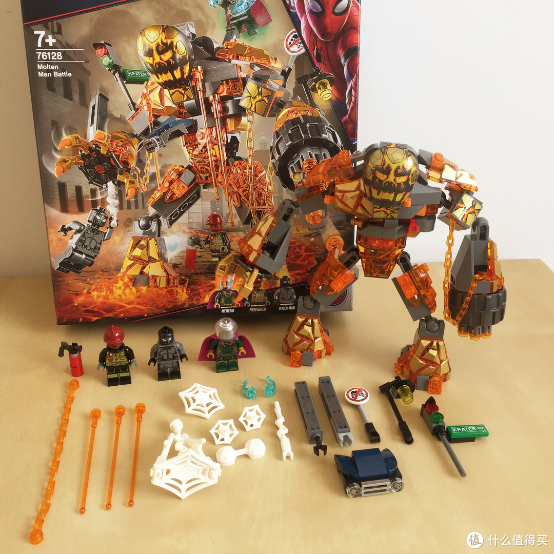 玩具测评丨LEGO乐高76128《蜘蛛侠：英雄远征》大战熔岩人