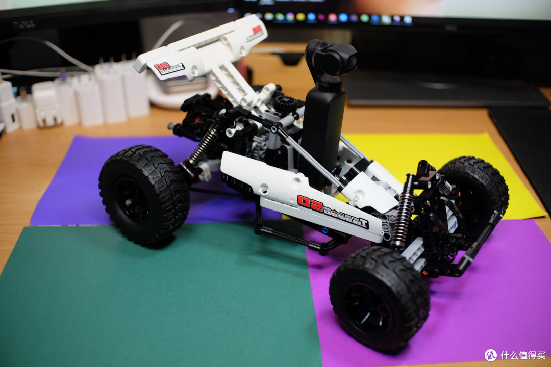 小米 大疆 米兔积木沙漠赛车改实时摄像遥控越野车 积木 什么值得买