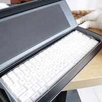 iQunix F96 KAT逸白双模机械键盘外观展示(键帽|外壳|材质|撑脚|电池仓)