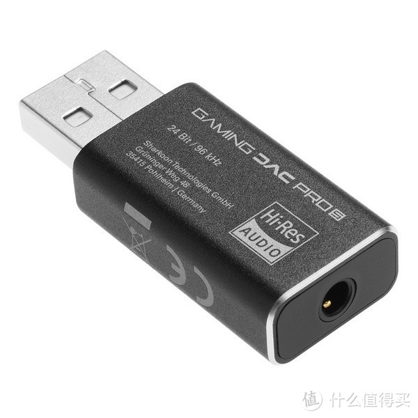 Hi-Res认证、兼容多平台：SHARKOON 旋刚 发布 Gaming DAC Pro S USB便携声卡，定价29.99欧元