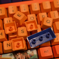 艾酷 3108 v2 世界巡回系列 富士山樱花 机械键盘使用总结(键帽|轴体|接口)