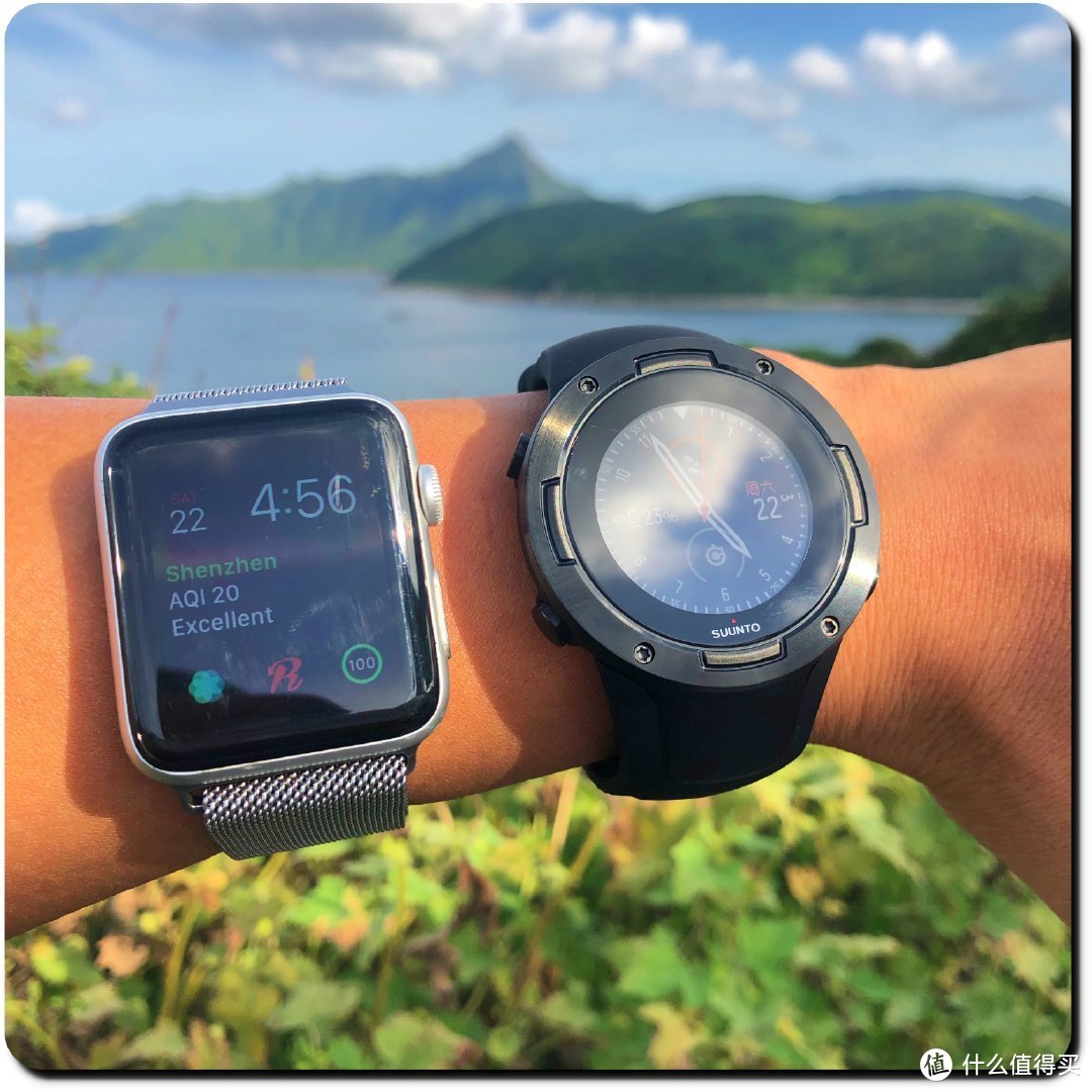 Suunto 5运动小钢炮 vs Apple Watch 2