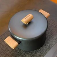 圈厨无涂层精铁汤锅外观展示(尺寸|造型|提手|手柄|材质)