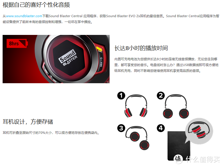 【618好价晒单】创新SoundBlaster Evo ZX游戏无线耳机开箱晒单