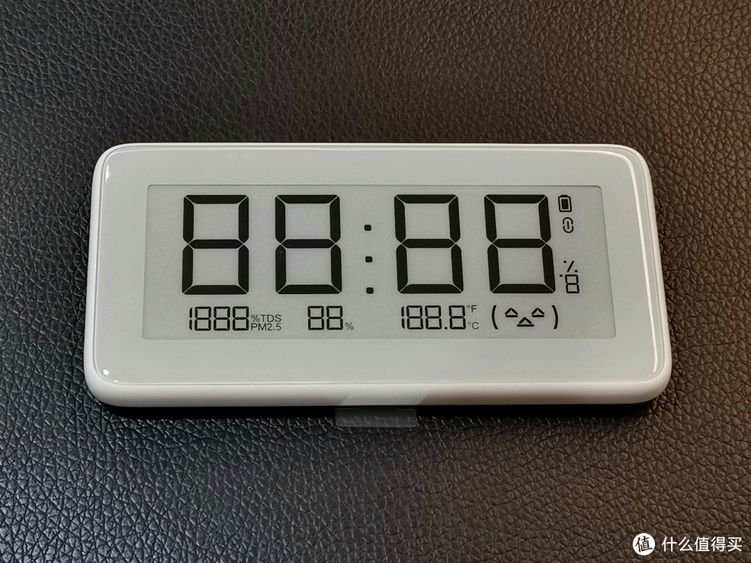618就买了一个这玩意：米家温湿监测电子表，可以当电子墨水记钟表用