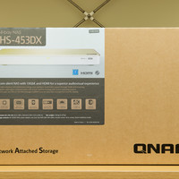 威联通 HS-453DX 8G四核心私有云万兆网络储存器NAS外观展示(指示灯|接口|插槽|底座)