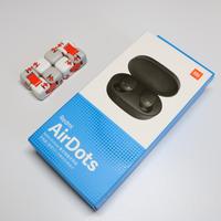 红米 AirDots 真无线蓝牙耳机外观展示(充电盒|耳帽|按键)