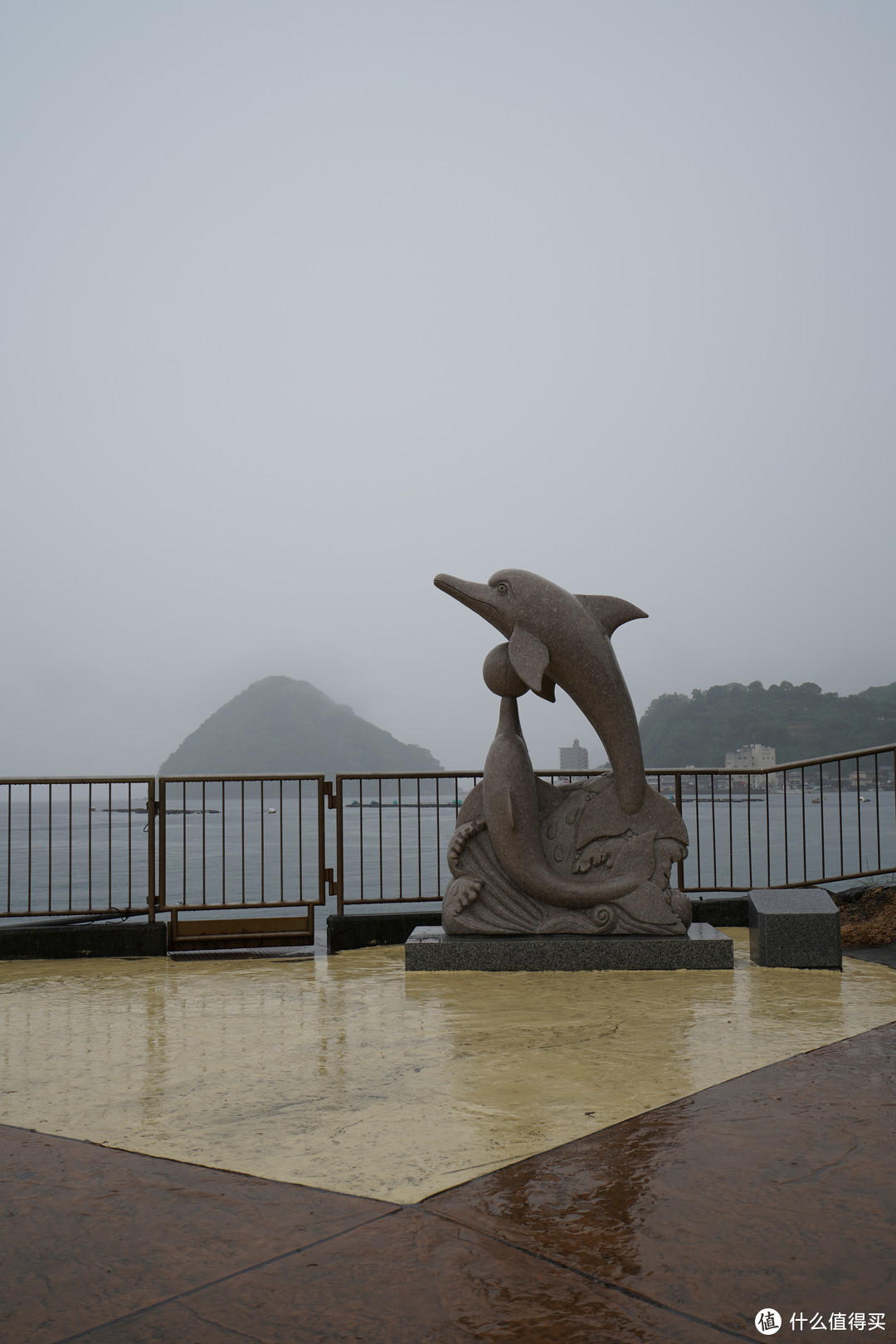 这个时候雨还是挺大的，远处富士山也看不到。