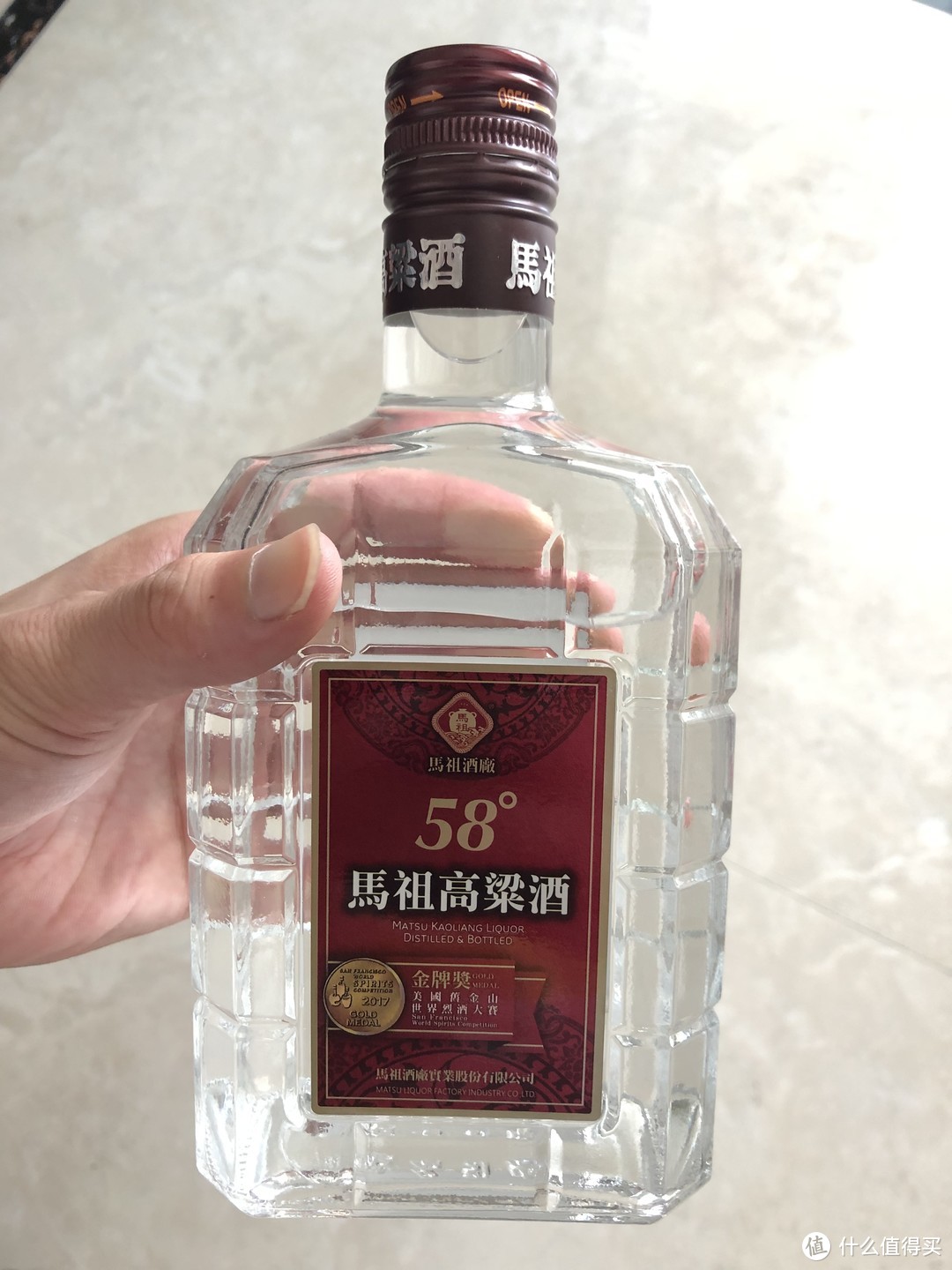 58度台湾白酒马祖高粱酒600ml【一款获奖的高粱酒】