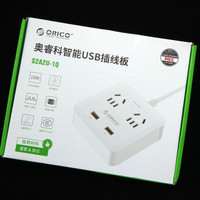 奥睿科S2A2U-1Q排插外观展示(插口|面板|外壳|安全门|电源线)