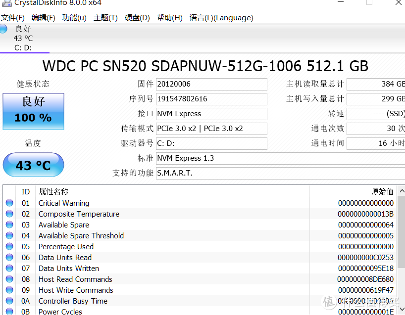 SSD信息查看