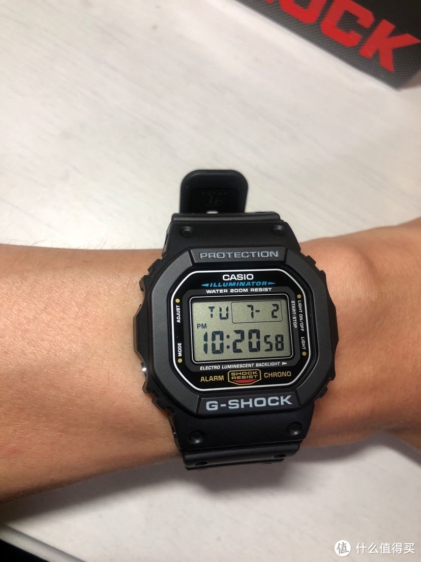 289元周杰伦同款：G-shock经典DW5600方块手表开箱评测