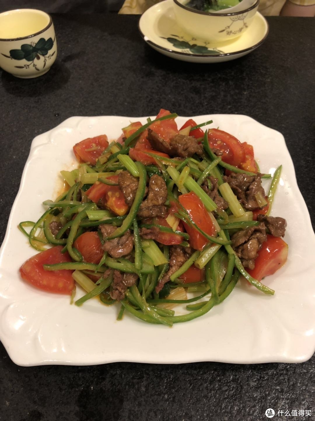 番茄青椒炒牛肉