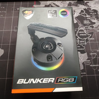 骨伽 Bunker鼠标线夹 RGB版外观展示(支架|按钮|接口|底座)